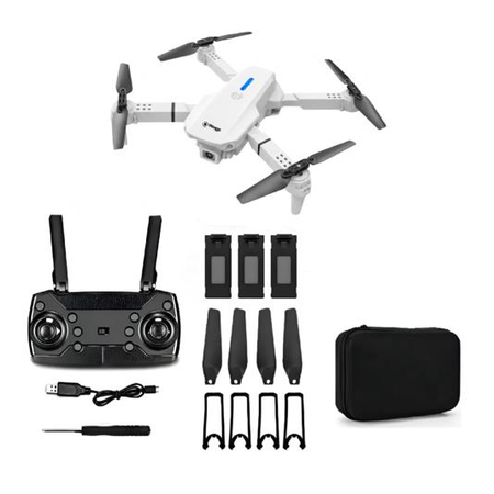 Drone Mini con Cámara HD WAGGS 2 Baterías Recargables Blanco