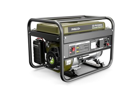 Generador Eléctrico 2500W Verde y Negro GE-PH2500AL