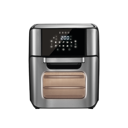 Freidora De Aire Horno Zego 12lts 1800w Digital Cventana