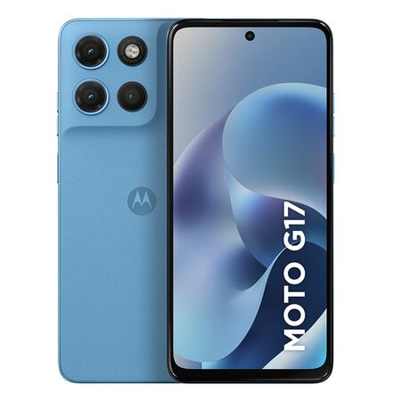 Celular Motorola G17 (256+4GB) Pantone Alaskan Blue