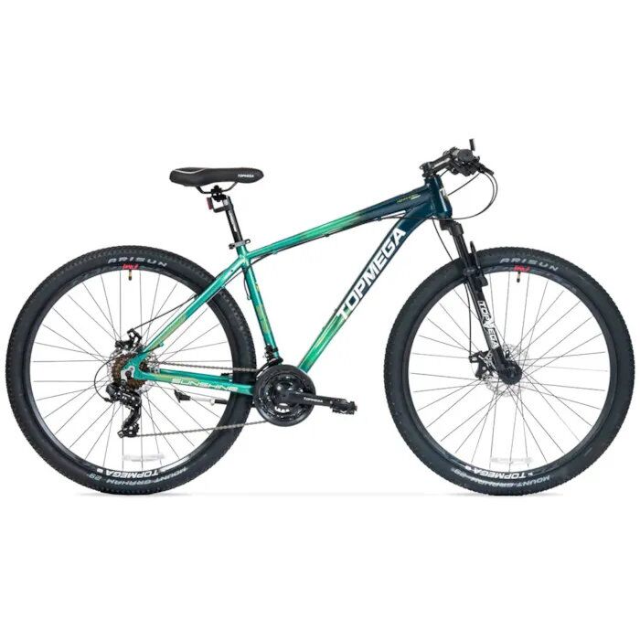Bicicleta Mountain Bike Topmega Sunshine R29 21v Shimano Talle M Verde - Vista 2
