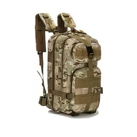 Mochila Tactica Asalto Trekking 30 Litros Camuflada Beige Waggs
