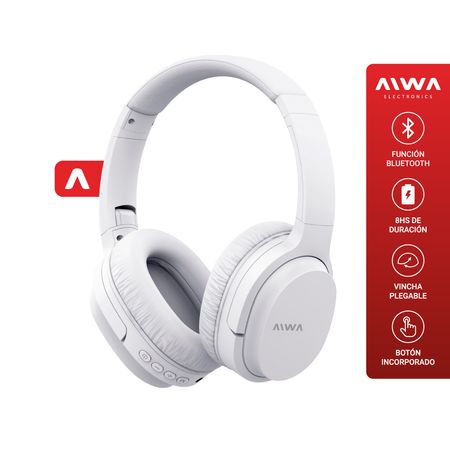 Auriculares Bluetooth Aiwa AW-AVB302B Blanco