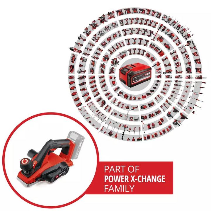 Einhell Cepillo inalambrico TE-PL 18/82 Li - Solo - Vista 2