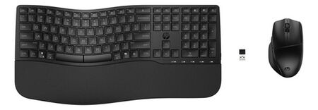 Combo Teclado Y Mouse Hp 680 Dual Comfort Usb Bluetooth Negro