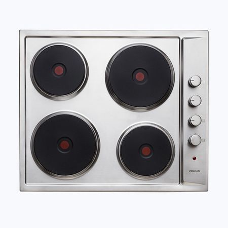 Anafe Eléctrico Volcan EF4AEV Acero Inoxidable 220v