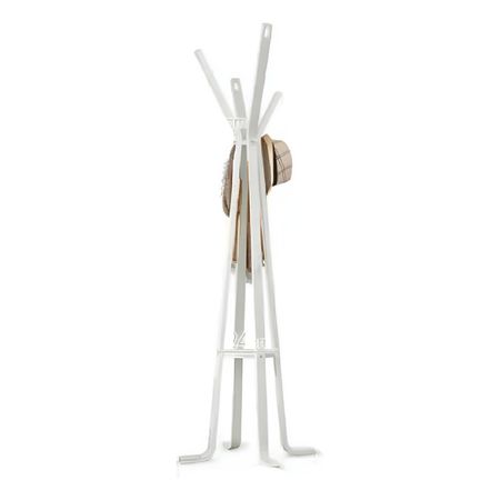 Perchero Alto Pie Nordico Madera Color Blanco Escandinavo Tm