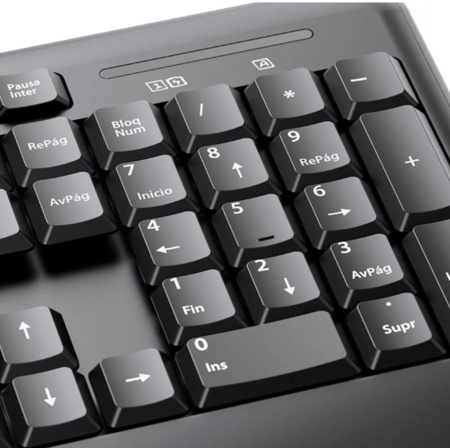 COMBO TECLADO Y MOUSE INALAMBRICOS KLIPXTREME KCK-300S KEYROLL  (KCK-300S)