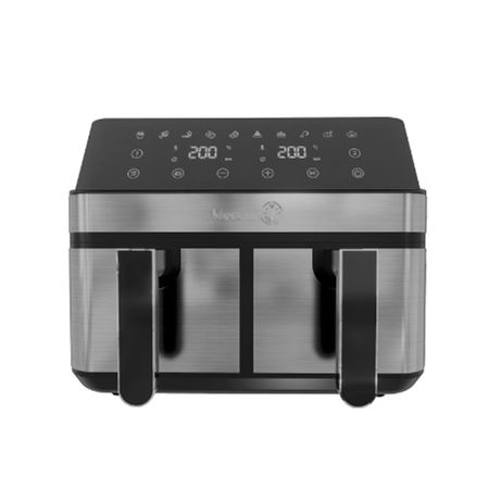 Freidora De Aire Fryer Digital Acero Inoxidable Morelli Fritello Duo 700300