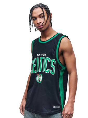 Camiseta Fanatics NBA Boston Celtics Hombre Básquet Negro