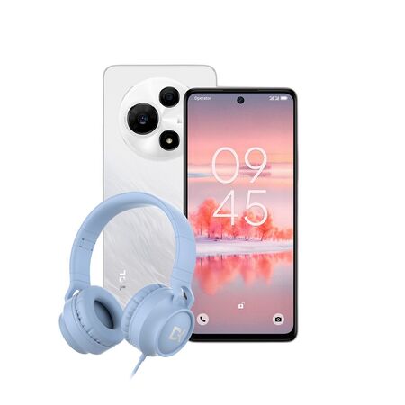 Combo TCL 60 Pro NXTPAPER 8+512GB Alps White + Dekkin Vincha USB-C Celeste