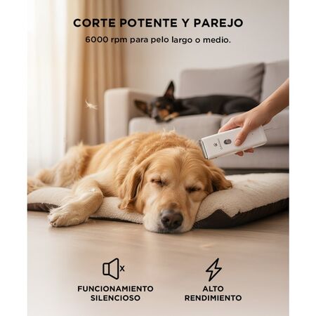 Maquina Para Rasurar Perros Gatos Gadnic + Accesorios de Aseo