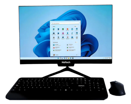 PC HAITECH  All in One  NP238. 24" Touch W11 I7 16 GB  512GB Con Cámara y Micrófono