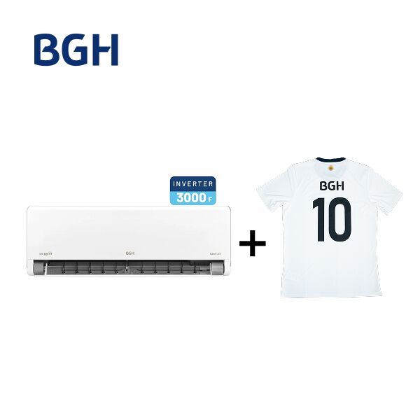 Combo Aire Acondicionado Split Frío/Calor BGH Inverter 3DC BSI36WCIV + Camiseta BGH adidas Talle L - Vista 2