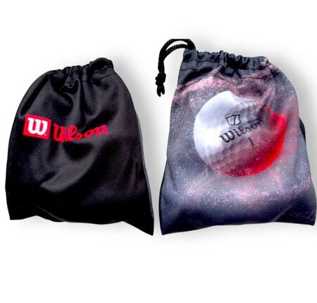 Pelotas Golf Wilson Duo Soft Bolsa Mesh X 24 blancas