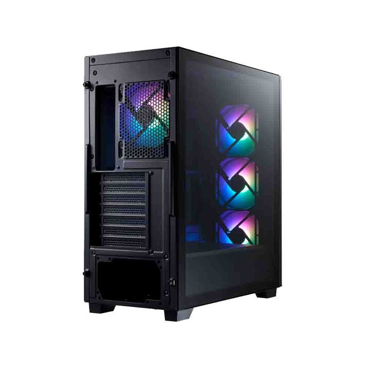 Gabinete XPG Lander 500 Negro Fan ARGB x4 - Vista 5