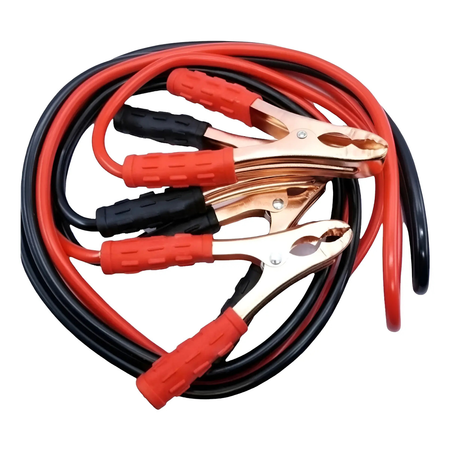 Cables De Batería 1000 Amp Puente Reforzado 4 Pinzas Cobre