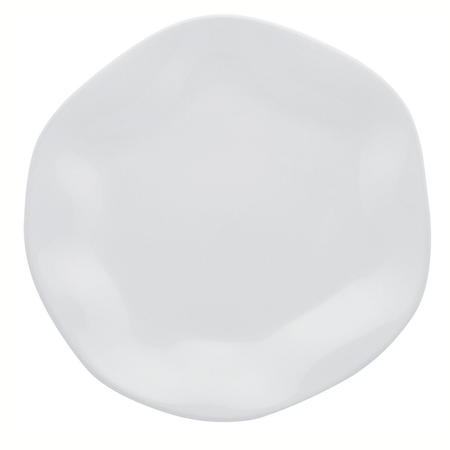 Set 6 Plato Playo 27,5 Cm Ryo White Porcelana Oxford Blanco Rb02.9504