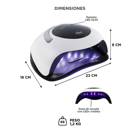 Cabina Para Uñas Gadnic BQ5 Pro UV Led 18.8w Uso Profesional