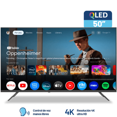 Smart Tv Bgh 50 Qled Google Tv B5026Us7G