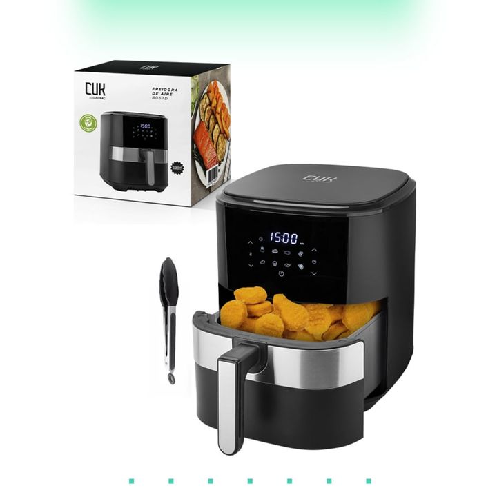 Freidora Eléctrica De Aire Gadnic 8067D 6.5L - Vista 7