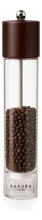 Molinillo De Pimienta Sakura Luminous Dark Walnut 25.5cm Dark Walnut