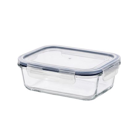Hermetico Rectangular De Vidrio 640ml - Jovifel