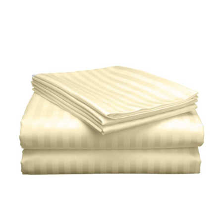 Sabanas premium Dobby Para Cama 1 1/2 Plaza extra suave Beige