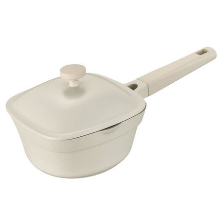 Cacerola Antiadherente Carol 18cm de Aluminio Fundido Beige