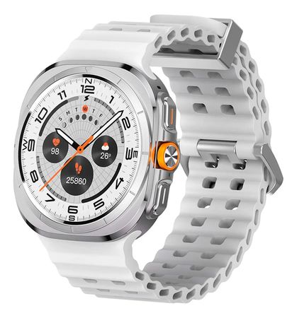 Reloj Smartwatch Inteligente Noga Sw23 Silicona Bluetooth Blanco