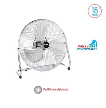 Ventilador Turbo Reclinable 18 Cromado Lliliana (VTFM18)
