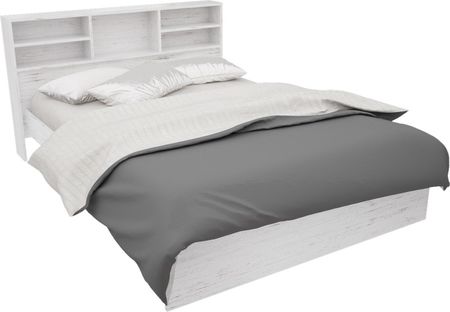 Cama Con Repisa Muebles Orlandi 2 Plazas 104 Venecia