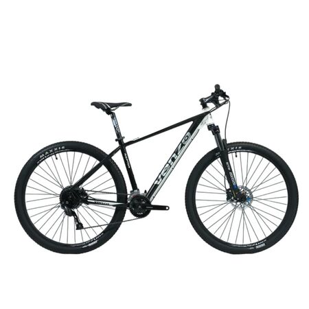 Bicicleta MTB Venzo Raptor R29 18V Negro/Blanco Disco Hidr. Talle S