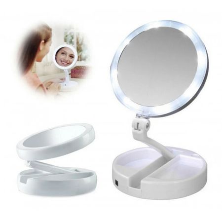 Espejo Doble Luz Led Usb