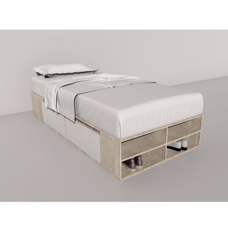 Box Multifunción 0.92 Mts 4 Cajones Tables Cod: 6440 Nevado y Everest 