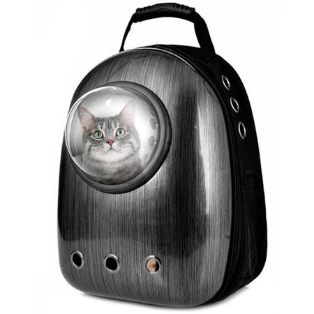 Mochila Transportadora Gris Gadnic MCH-141G Para Mascotas