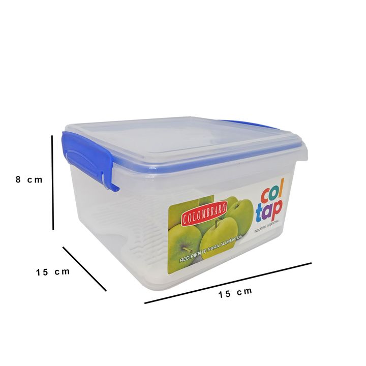 Set de 8 contenedores De Alimentos Coltap Colombraro - Vista 3
