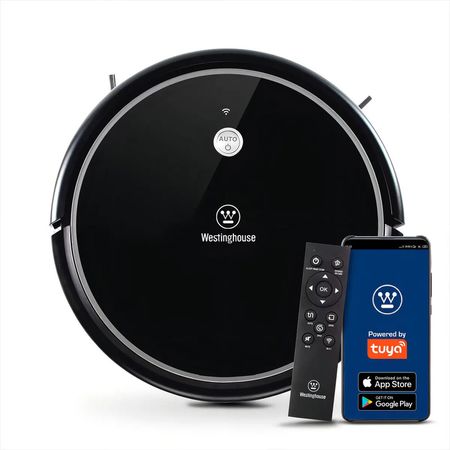 Aspiradora Robot Westinghouse Wfvcrk185 Aspira Barre Trapea Negro