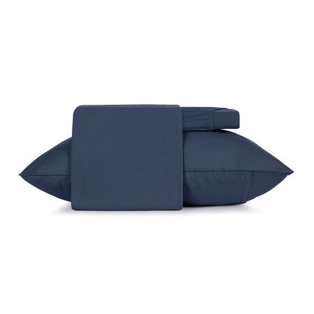 Sabanas Altenburg Malha 2 Plazas 1/2 Azul