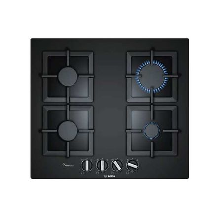 Anafe a Gas 4 Hornallas Bosch PPP6A6B20 60 Cm Negro