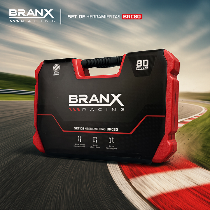 Set Juego De Herramientas Tubos 80 Piezas Branx Racing Crv BCR80 - Vista 7
