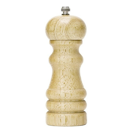 Molino Pimienta 15 Cm De Madera Con Molinillo Acero Inox.