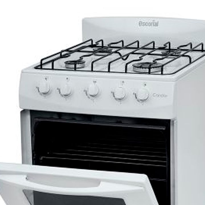 Cocina Escorial Candor S2 Gas Natural 51cm 4 Hornallas - Vista 6