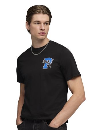 Remera Puma Graphic Varsity Sportstyle Hombre Moda Negro
