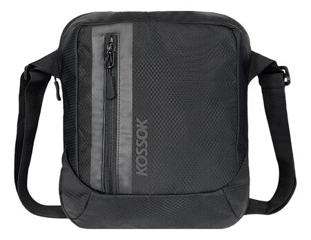 Morral Portatablet Kossok Rolo Elegante Practico Ligero Negro/Gris