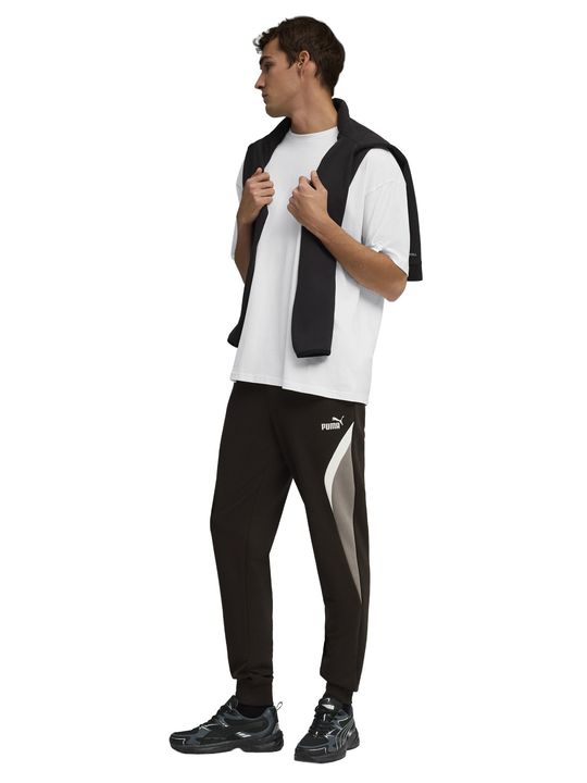 Pantalón Puma Essentials Block Hombre Moda Negro - Vista 3