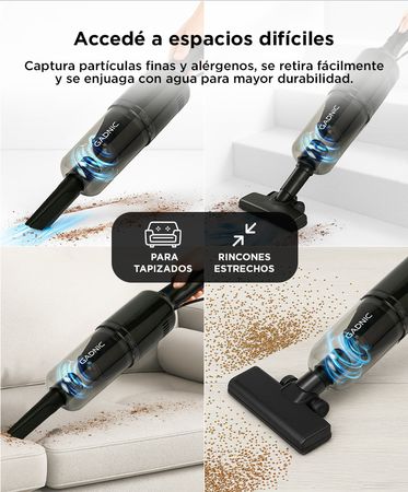 Aspiradora Vertical Gadnic 2 en 1 de Mano 600W