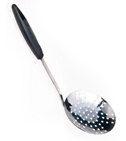 Espumadera Acero Inoxidable Mango Plastico Guadix 10 Cm Plateado