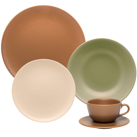 JUEGO DE VAJILLA X30 PIEZAS UNNI MIX - OXFORD