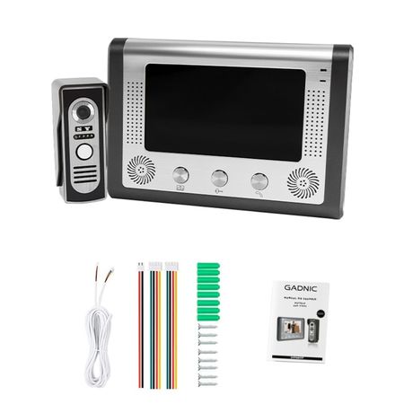 Portero Visor Electrico Timbre Gadnic Pantalla Lcd Con Camara